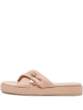 Gianvito Rossi platform cross strap sandals - Pink
