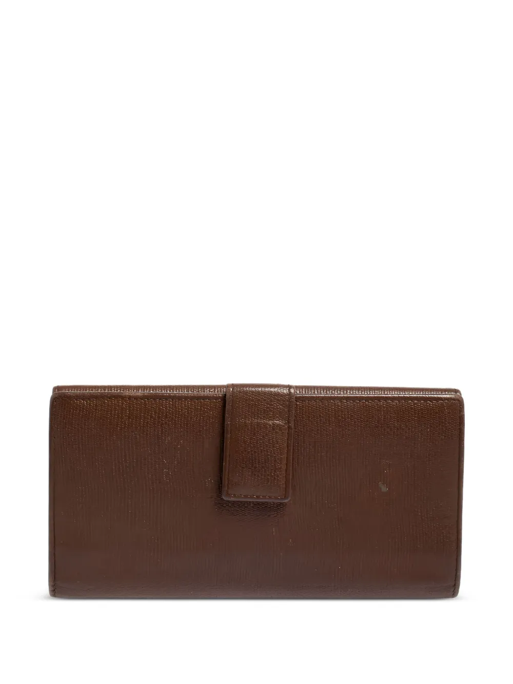 Saint Laurent Pre-Owned Y-plaque leather flap wallet | Image 2