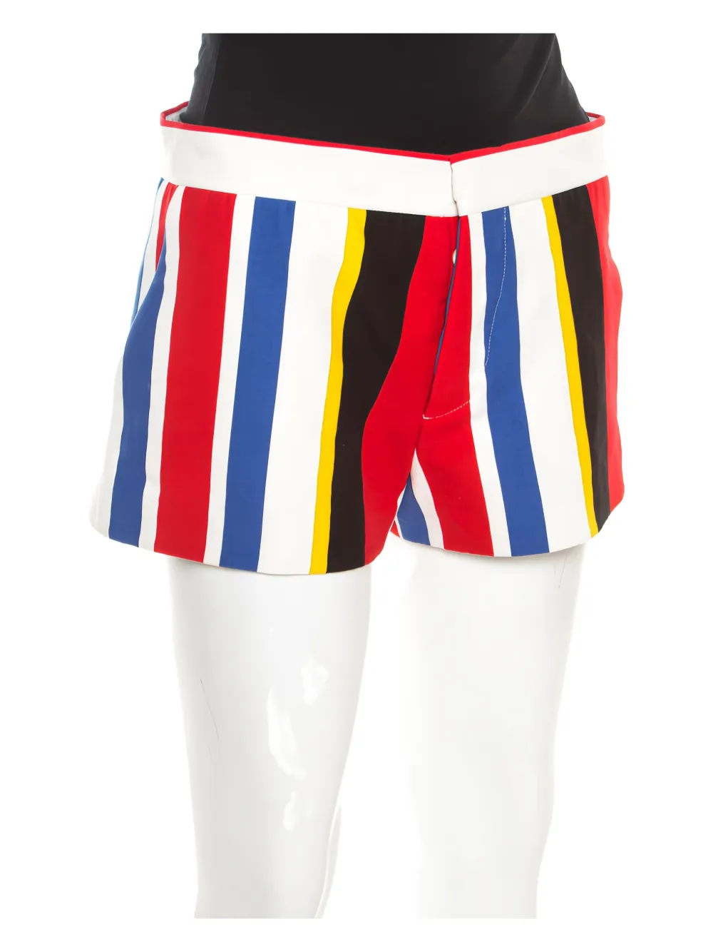 Marni Pre-Owned Gestreepte shorts - Rood