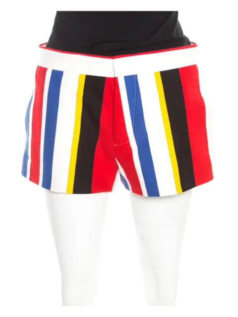 Marni Pre-Owned striped cotton shorts