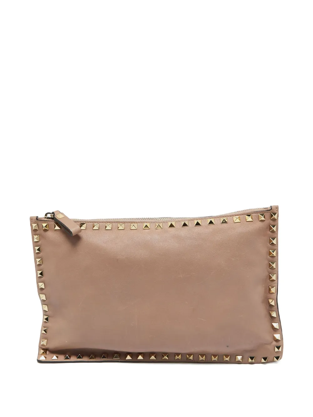 Valentino Garavani Pre-Owned stud-embellished leather clutch bag | Image 2