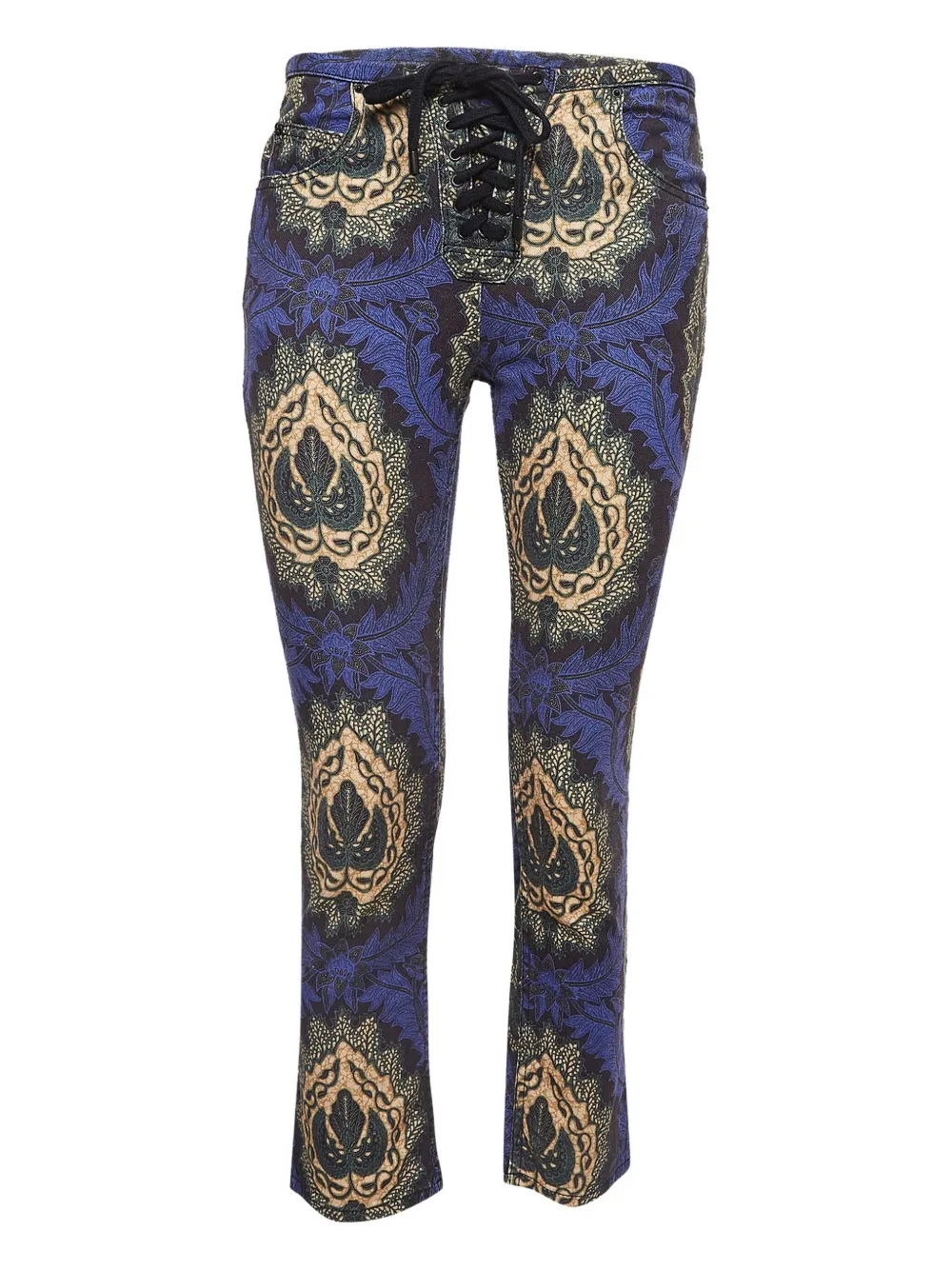 Isabel Marant Vintage Pantaloni a fiori - Viola
