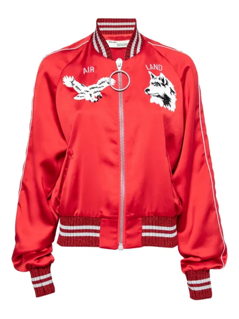 Off-White Pre-Owned logo-embroidered jacket 