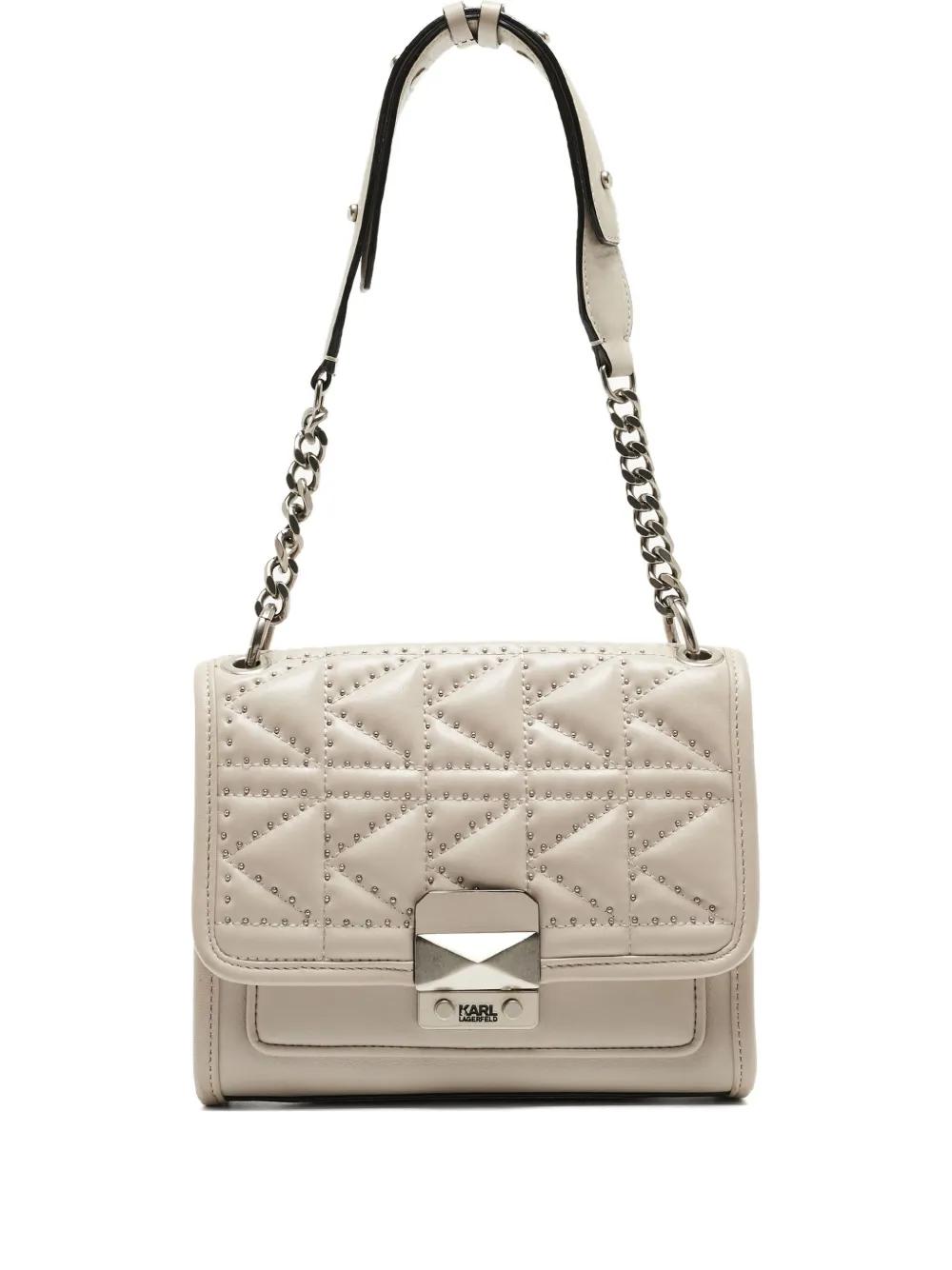Karl Lagerfeld Vintage leather crossbody bag | Neutrals | Image 1