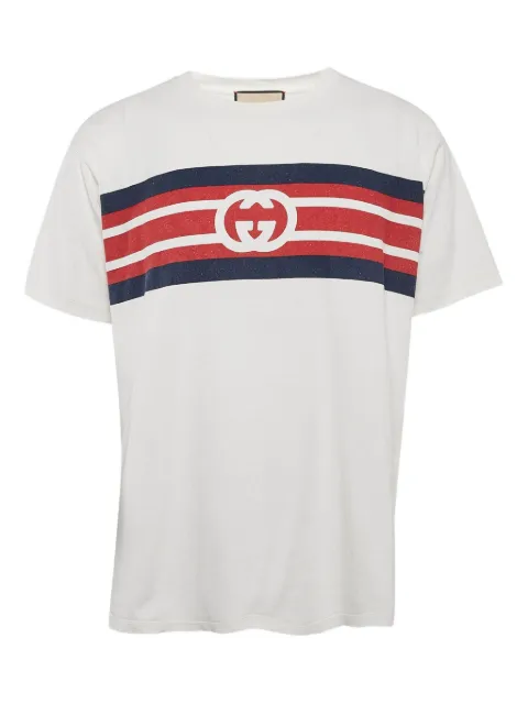 Gucci Pre-Owned logo-print T-shirt 