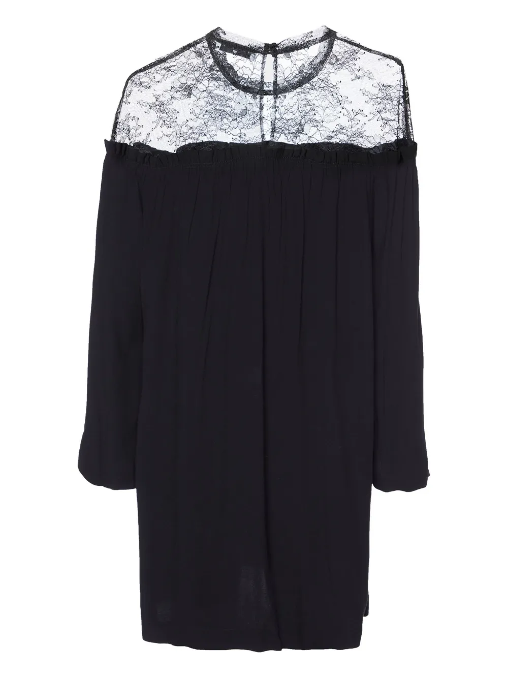 SANDRO lace-detailing dress - Nero