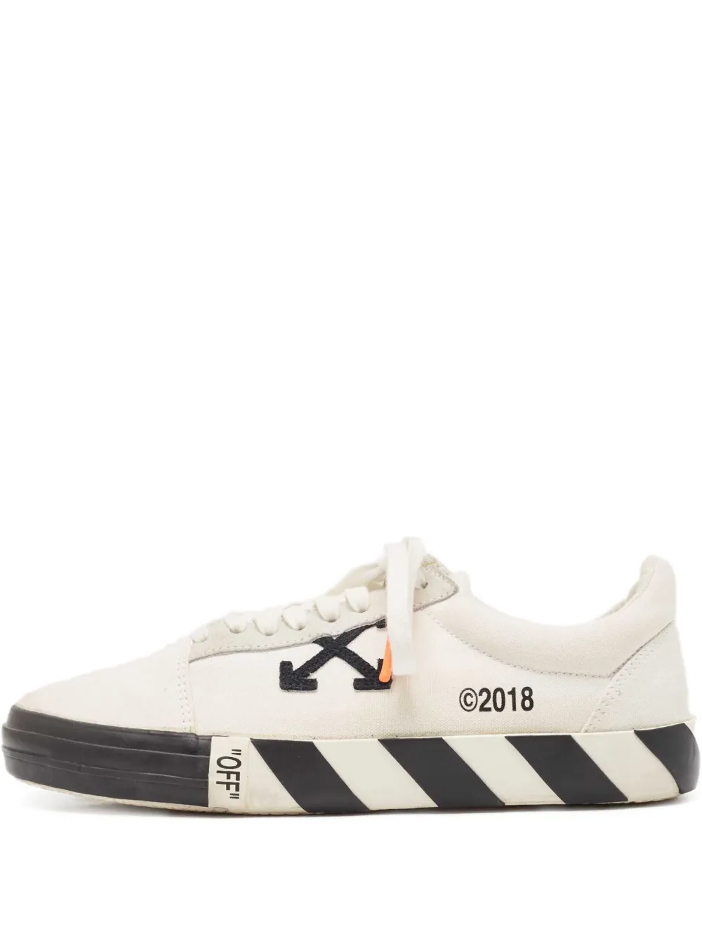 Off-White Pre-Owned Vulcanized canvas low-top sneakers | White | Image 1