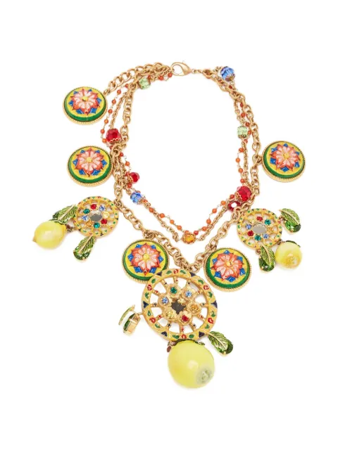Dolce & Gabbana Pre-Owned lemon-charm necklace