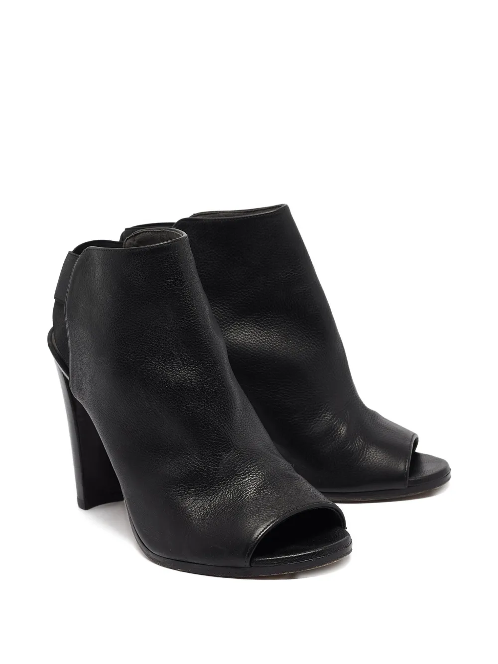 Stuart Weitzman Laarzen met open neus - Zwart