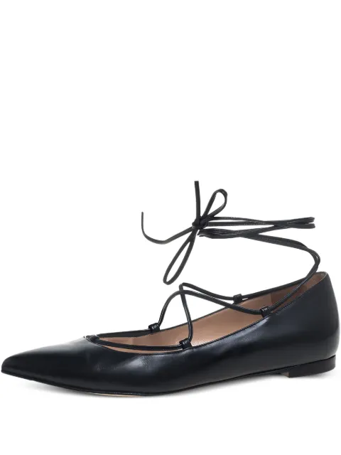 Gianvito Rossi leather ballet flats 