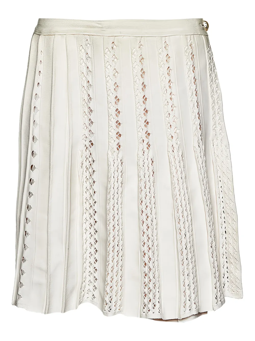 CHANEL Pre-Owned open-knit skirt - Pink CHANEL Pre-Owned open-knit skirt - Pink