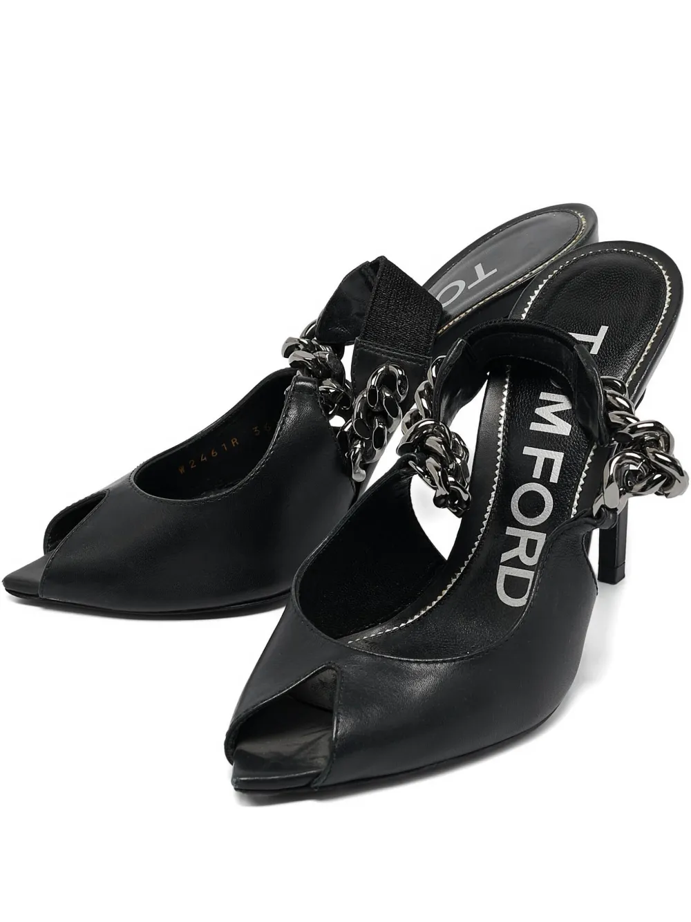 TOM FORD チェーンディテール パンプス - ブラック TOM FORD チェーンディテール パンプス - ブラック