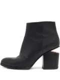 Alexander Wang leather block-heel boots - Black