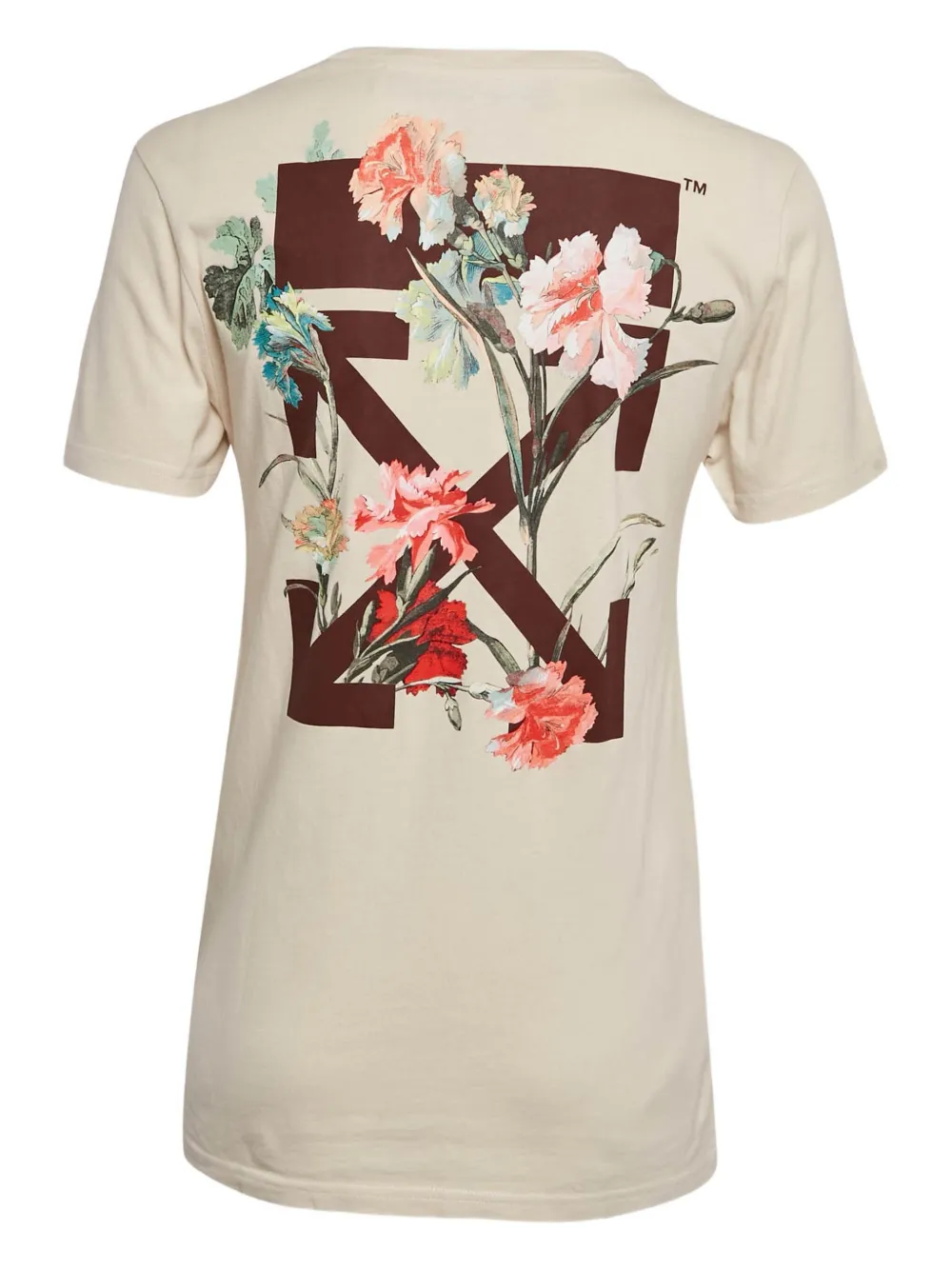 Off-White Pre-Owned floral Arrow T-shirt | Image 2