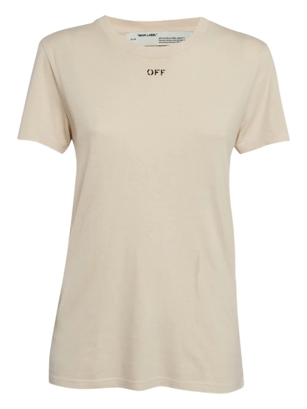 Off-White Pre-Owned floral Arrow T-shirt | Neutrals | Image 1