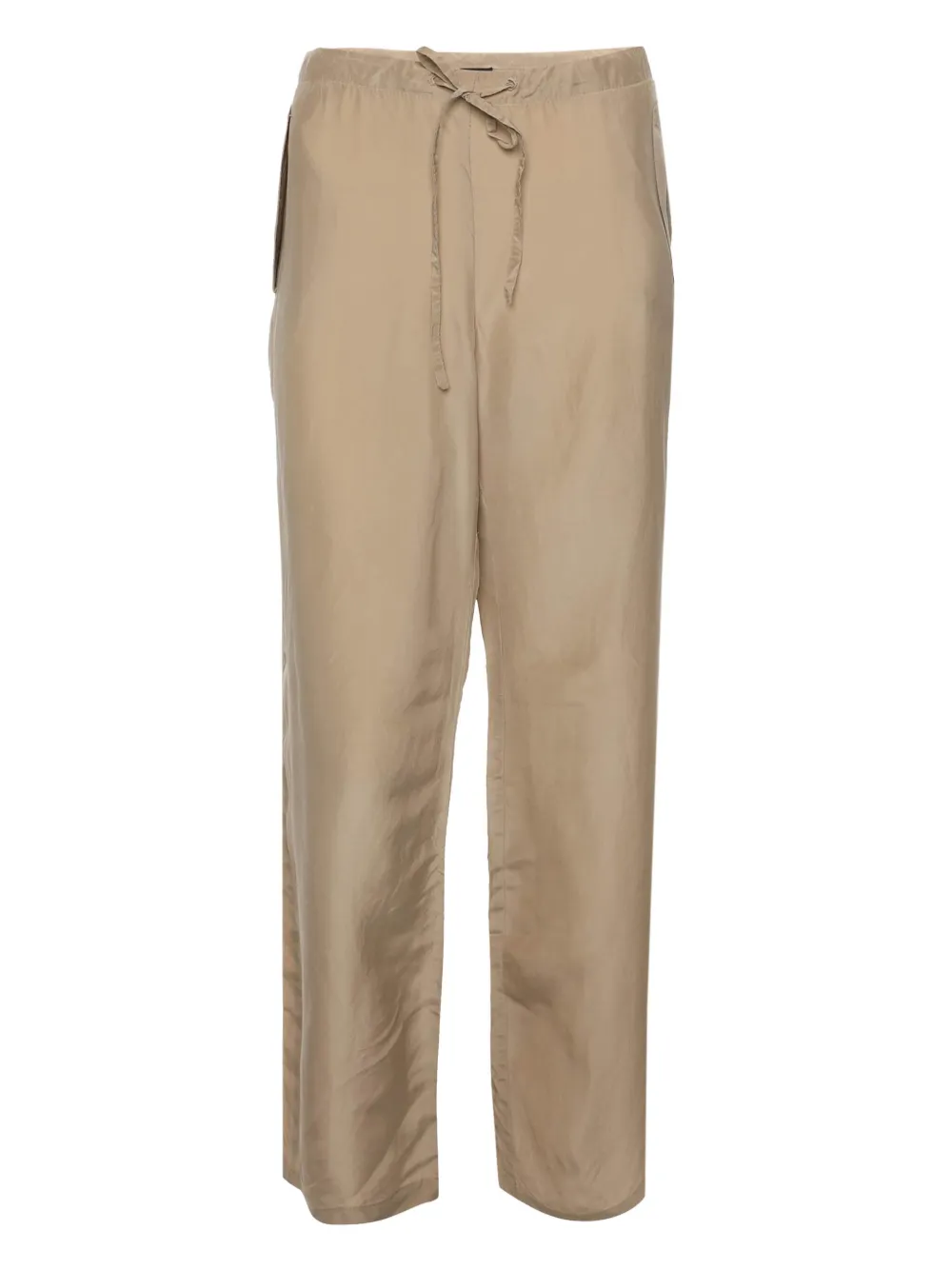 Fendi Pre-Owned silk drawstring trousers | Neutrals | Image 1