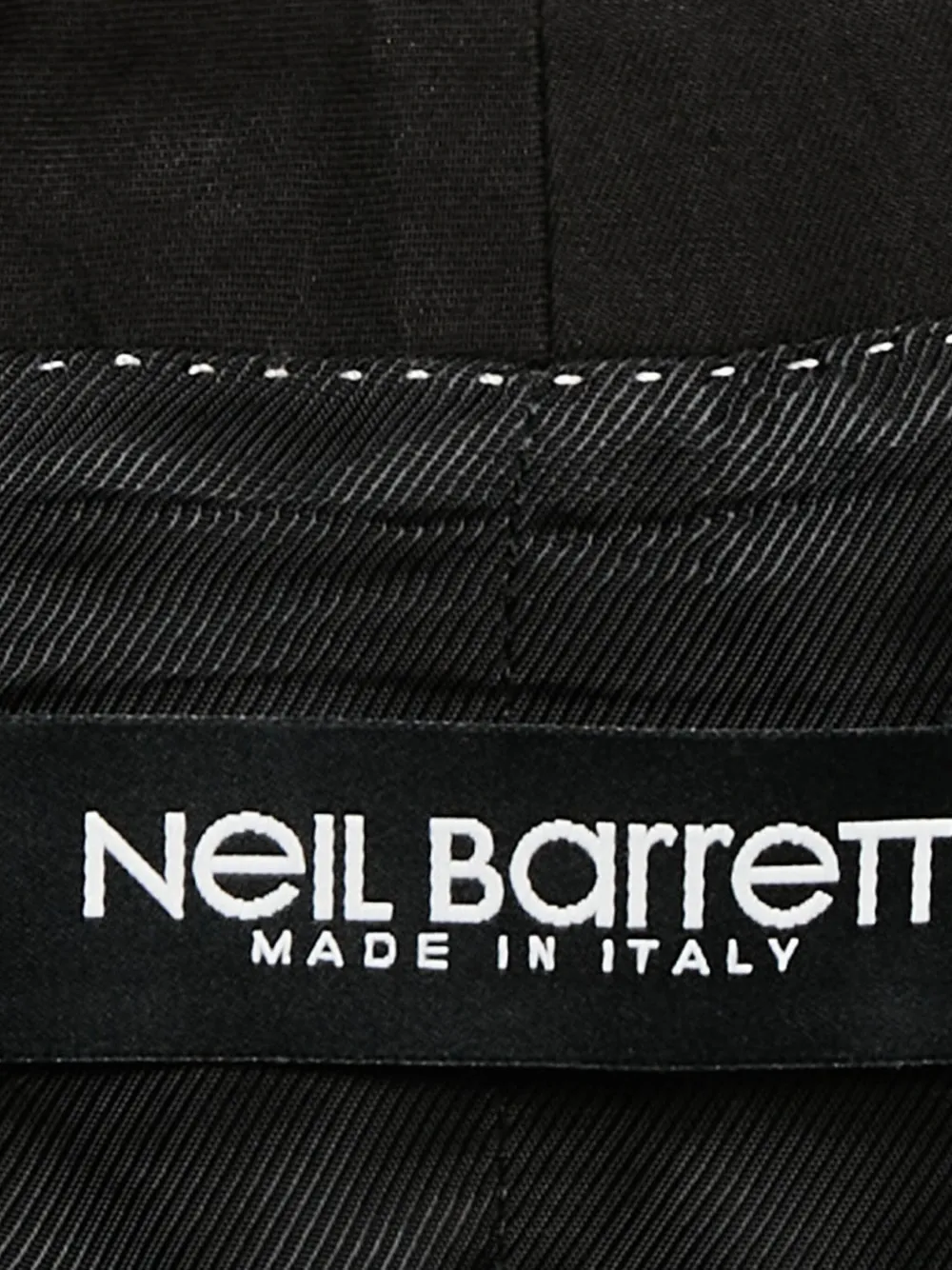 Pre-owned Neil Barrett Cotton Waistcoat In Black
