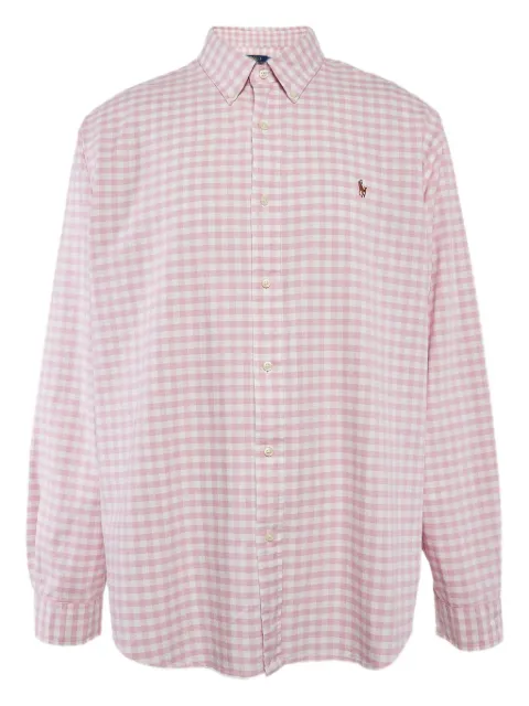 Polo Ralph Lauren Vintage camisa con motivo de cuadros gingham pre-owned