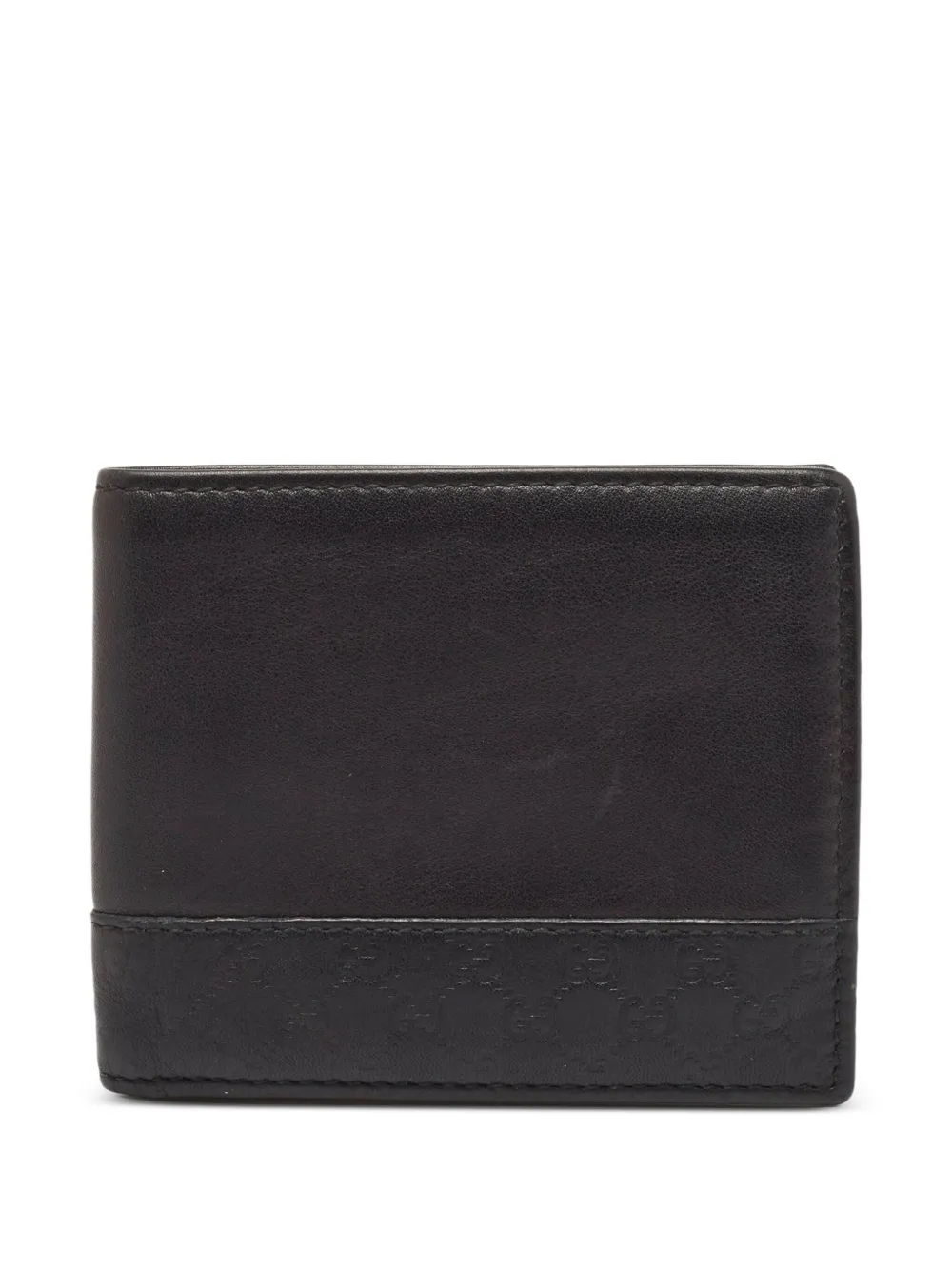 Gucci Pre-Owned マイクログッチシマ財布 - ブラック Gucci Pre-Owned マイクログッチシマ財布 - ブラック