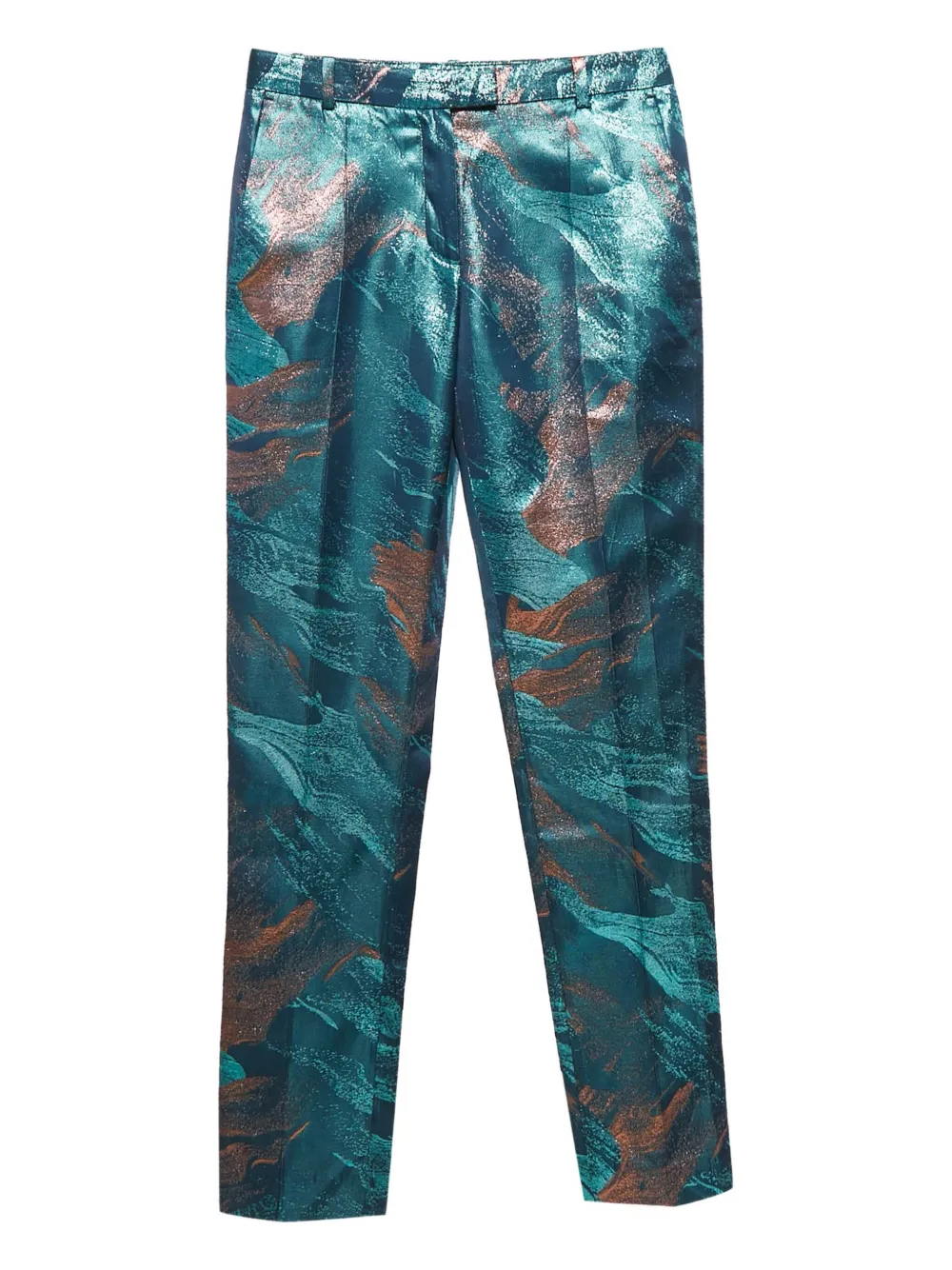 Maje Pantaloni metallizzati - Blu