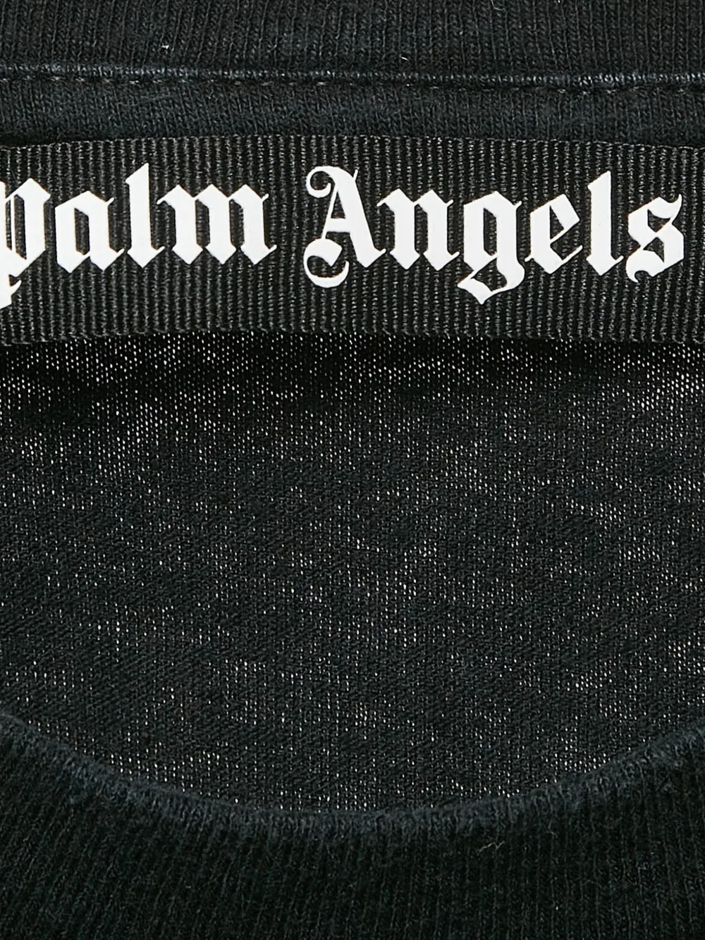 Pre-owned Palm Angels Palm Tree Patch T-shirt In Black