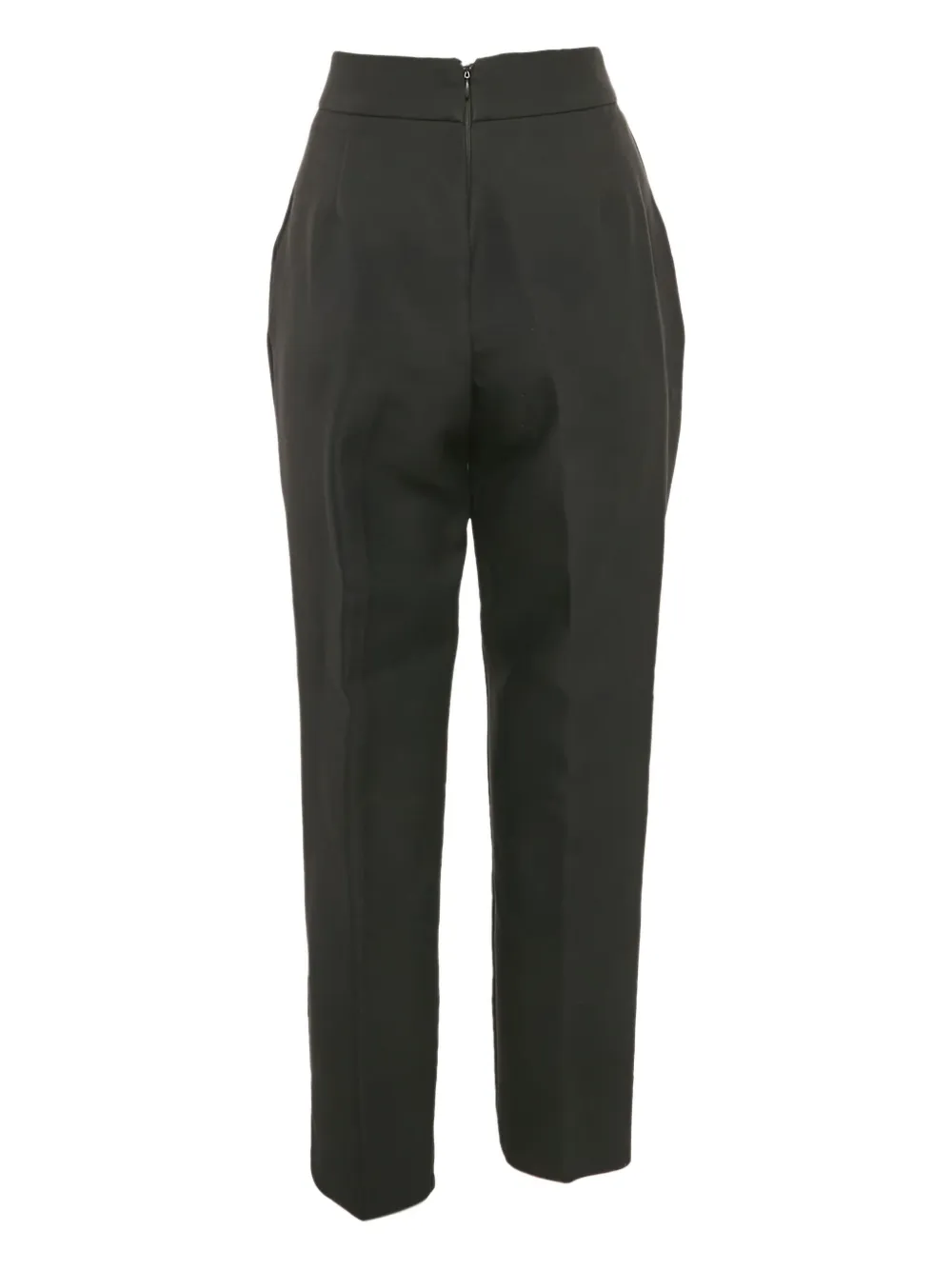 Elisabetta Franchi Plooibroek met geplooid detail - Zwart