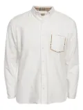 Burberry Pre-Owned 2024 checkered-trim shirt - Neutrals