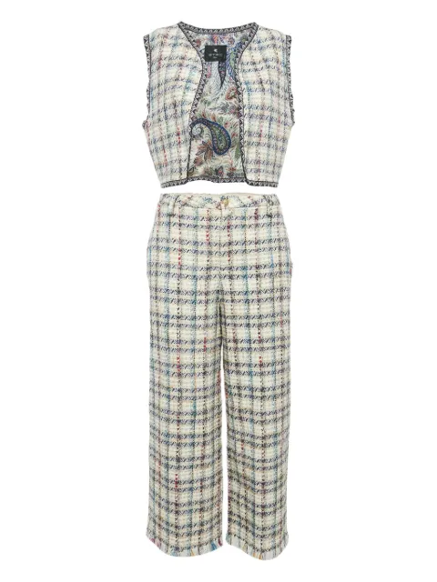 Etro Pre-Owned 2013 트위드 수트