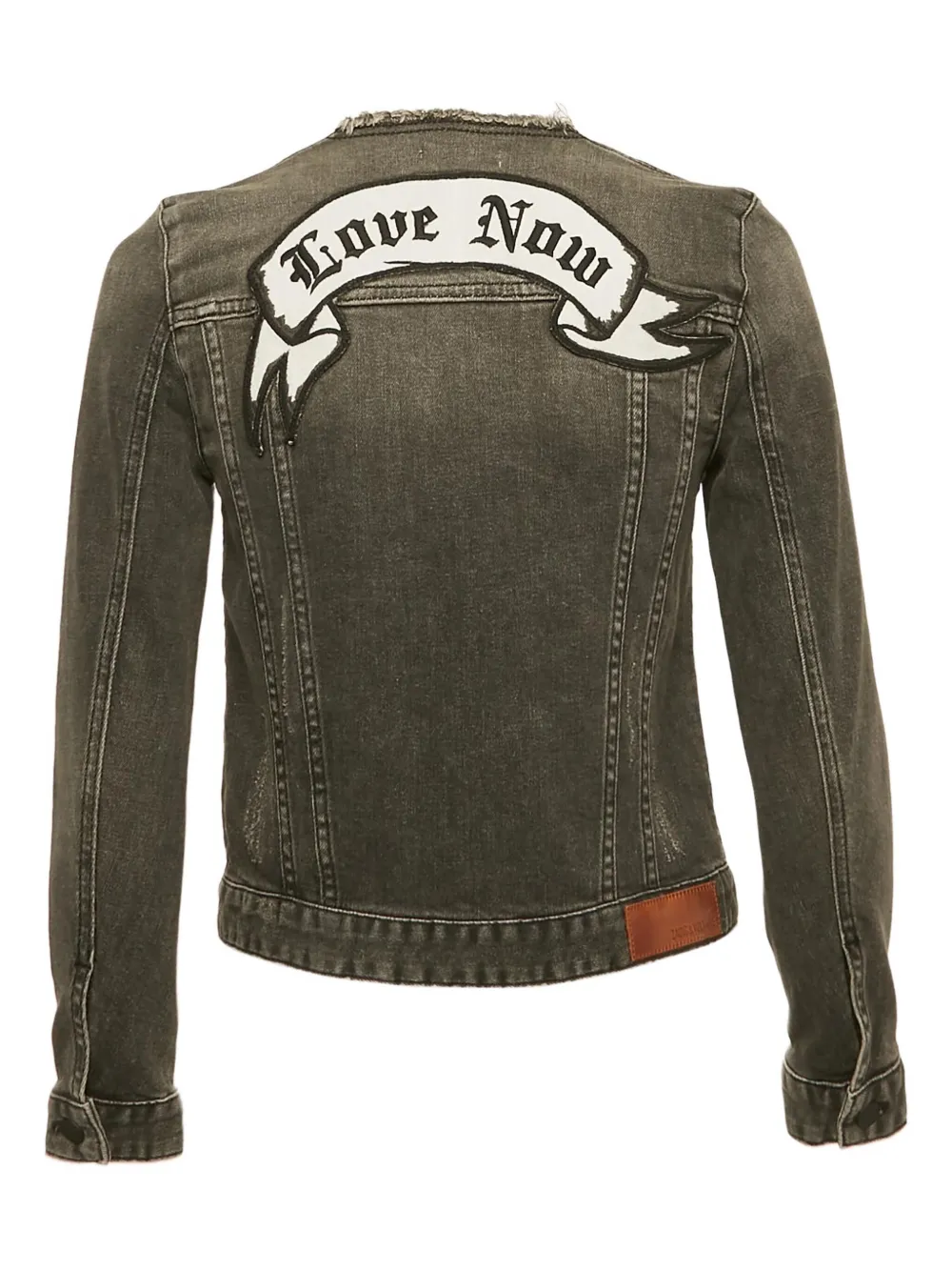 Zadig&Voltaire frayed-collar denim jacket | Image 2