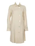 Polo Ralph Lauren double breasted silk coat - Neutrals
