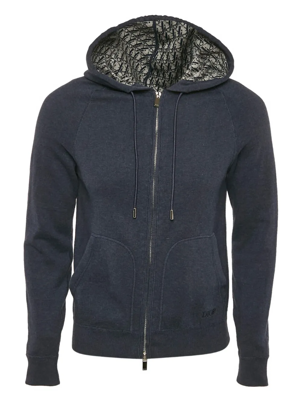 Christian Dior Pre-Owned 2024 zip-up hoodie | Blue | Image 1