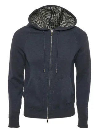 Christian Dior Pre-Owned 2024 zip-up Hoodie | Blue | FARFETCH