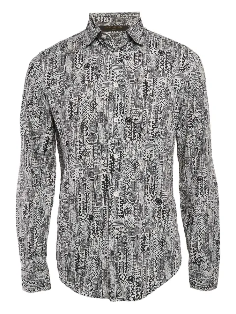 Louis Vuitton Pre-Owned 2024 graphic print cotton shirt