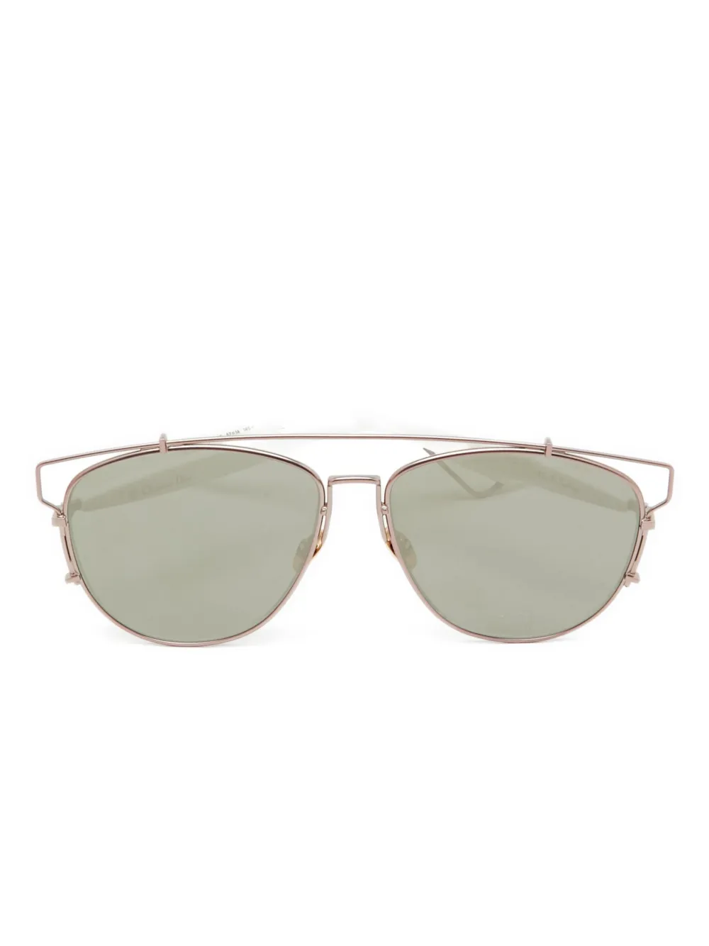 Christian Dior Pre-Owned Technologic sunglasses - ホワイト Christian Dior Pre-Owned Technologic sunglasses - ホワイト