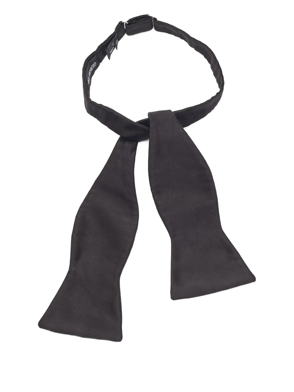 Giorgio Armani Pre-Owned satin bow tie | Black | Image 1