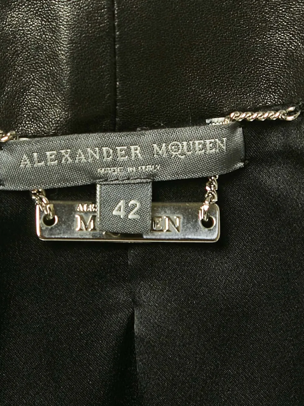 Pre-owned Alexander Mcqueen 2023 Single-breasted Studded Jacket In Black