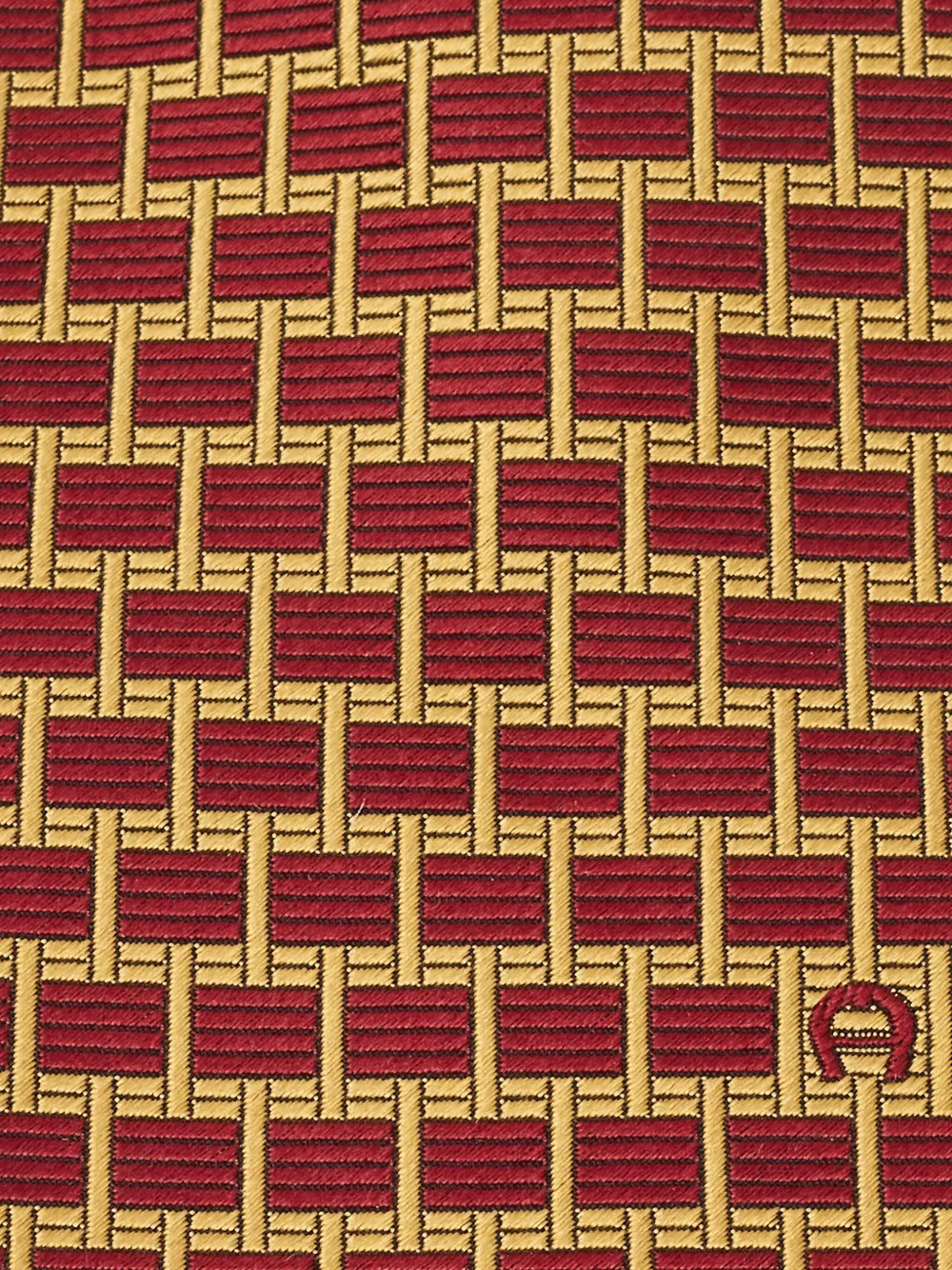 Aigner Vintage Pre-owned geometric-print silk tie | Image 2
