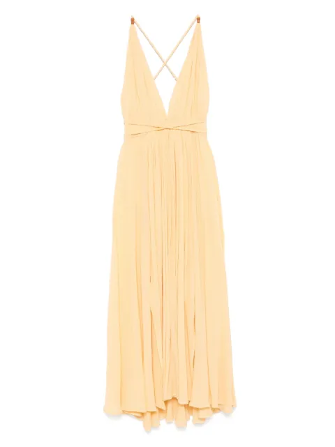 Caravana flared midi dress