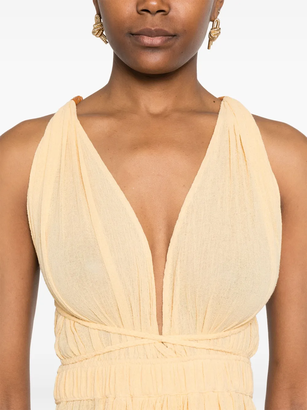 CARAVANA FLARED MIDI DRESS 