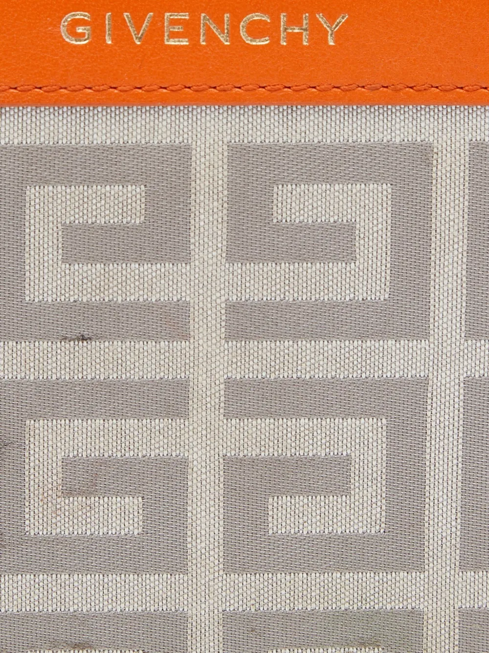 Givenchy Pre-owned Monogram-canvas Zip-around Wallet in Grey, view 3