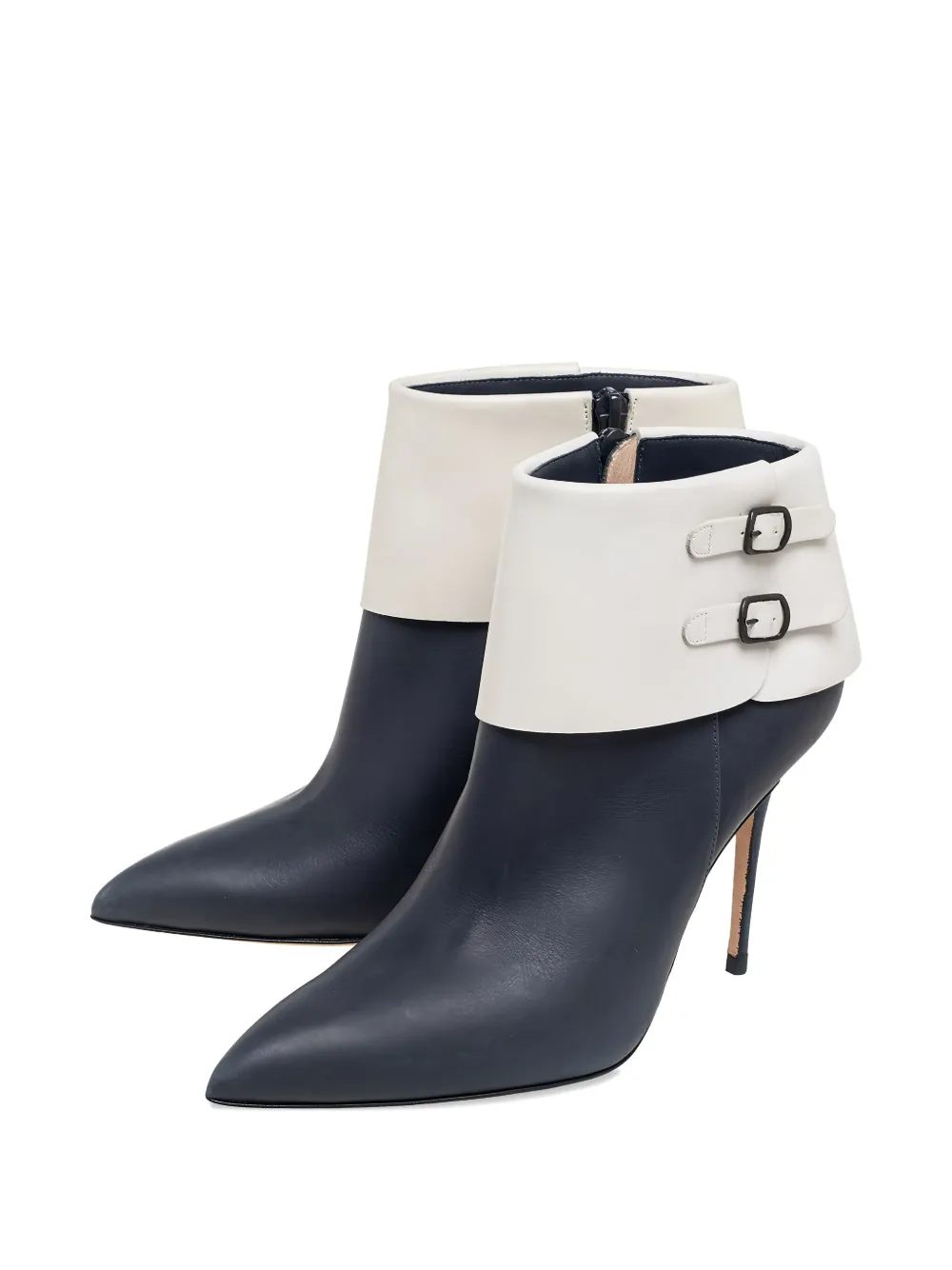 Manolo Blahnik 100mm buckle-detail leather boots | Image 2