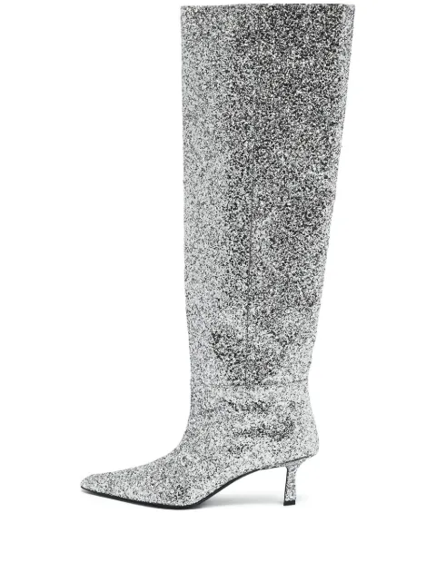 Alexander Wang 2024 60mm glitter boots