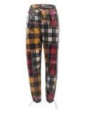 Palm Angels patchwork-print plaid trousers - Red