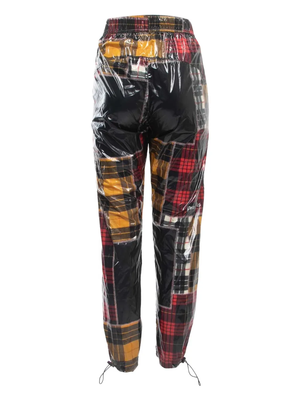 Palm Angels patchwork-print plaid trousers | Image 2