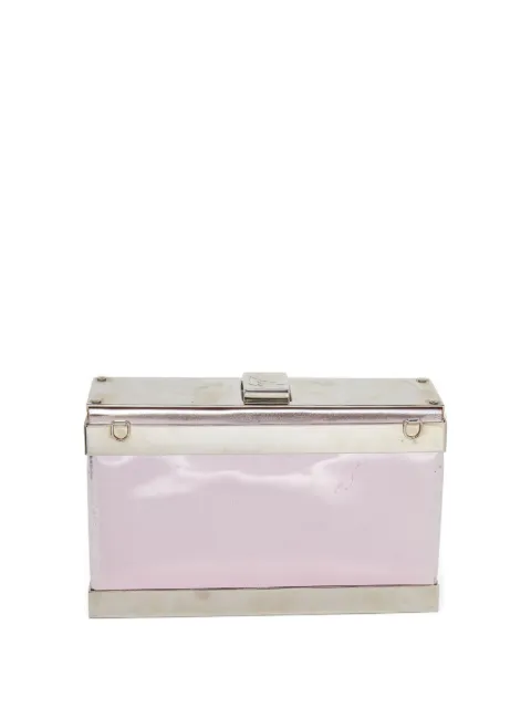 Giuseppe Zanotti Vintage patent-leather metal box bag