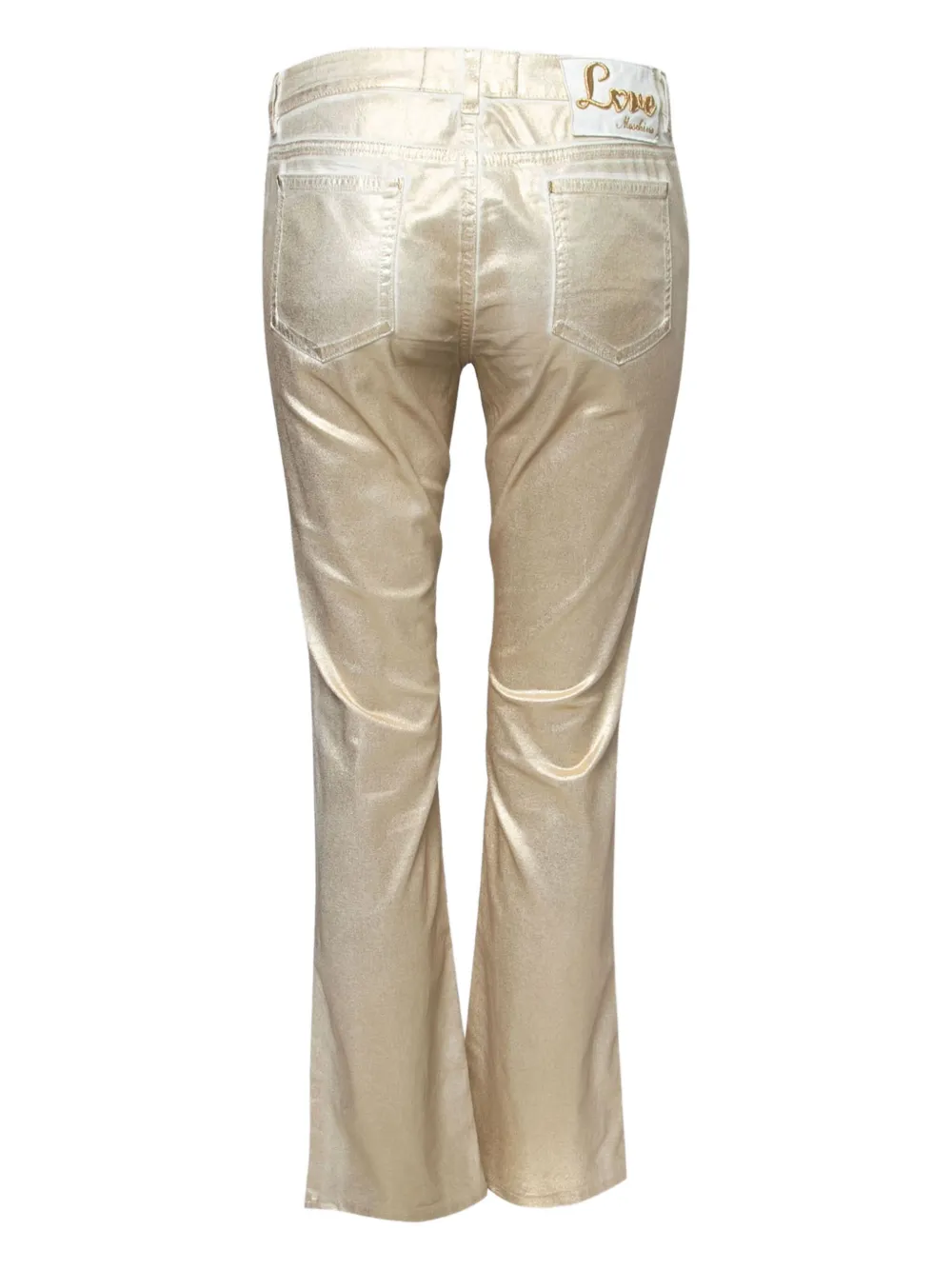 Love Moschino Jeans met print - Geel