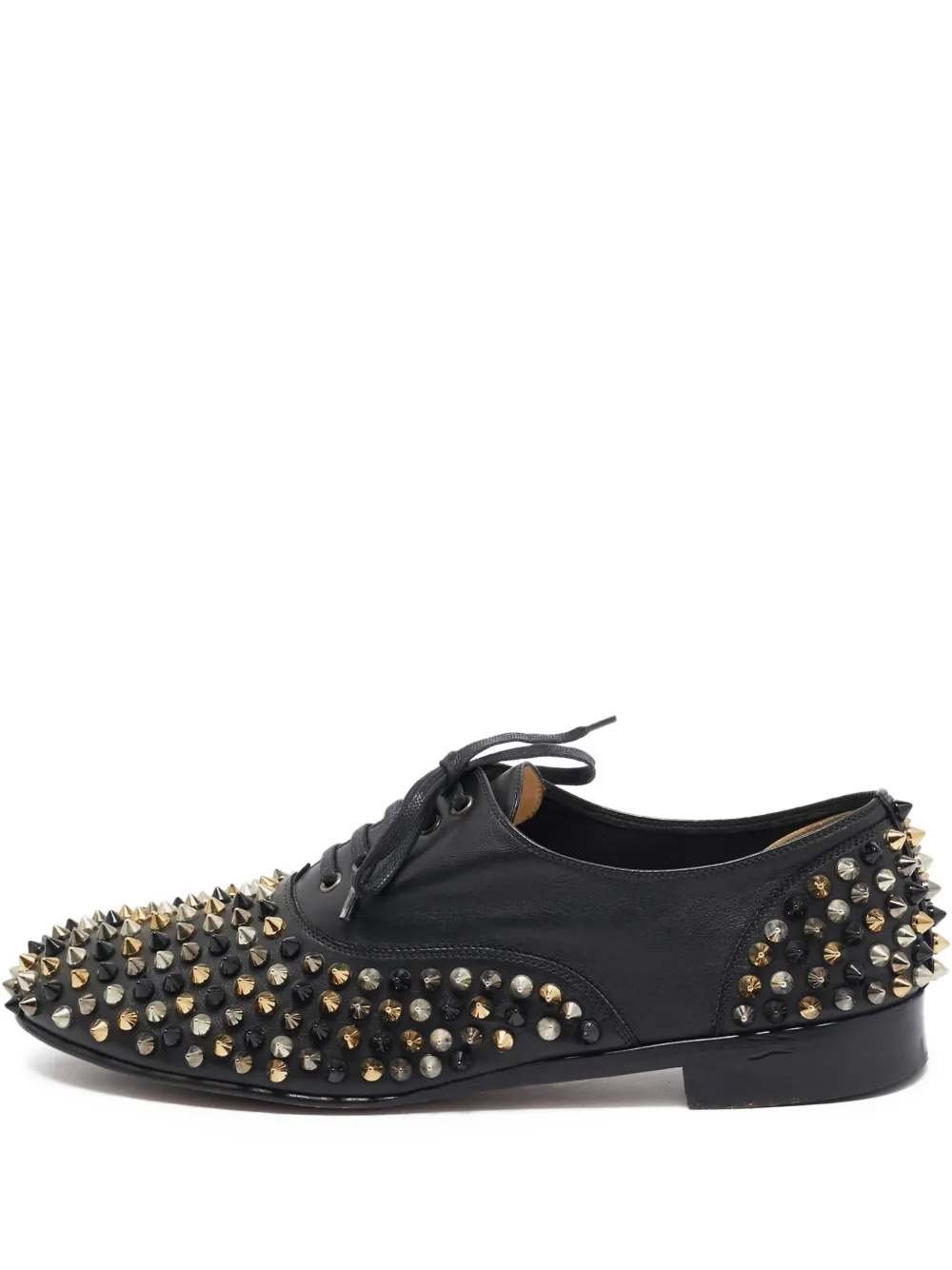 Christian Louboutin Pre-Owned Freddy leather studded Oxford shoes - Christian Louboutin Pre-Owned Freddy leather studded Oxford shoes -