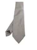 Tom Ford Vintage pre-owned stripe silk tie - Silver