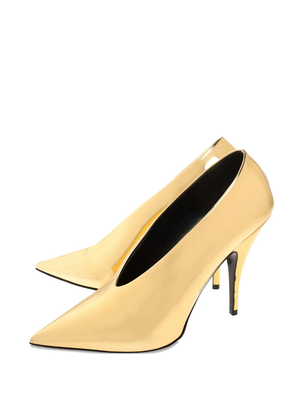 Stella McCartney Pre-Owned 115 mm pumps van imitatieleer - Goud