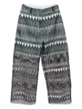 Self-Portrait lace-overlay pants - Black